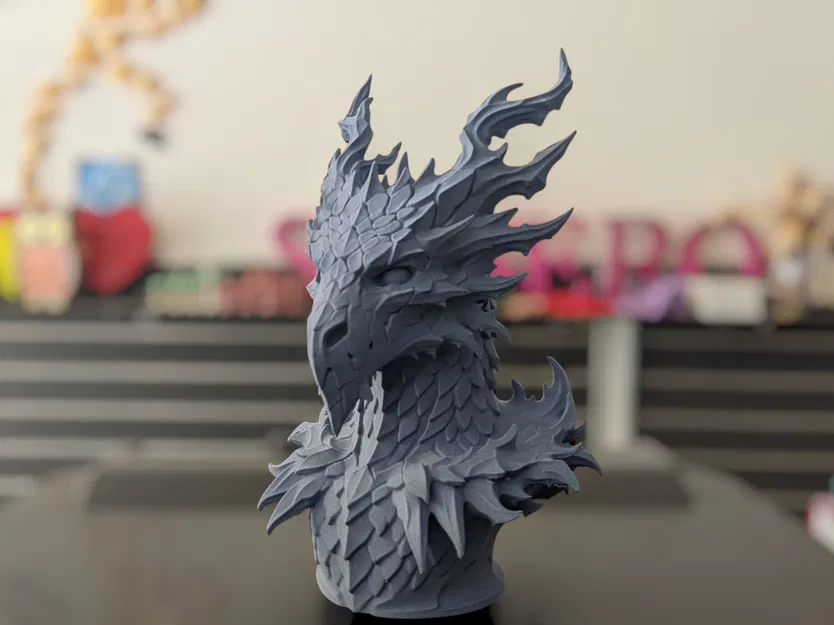 Tượng Rồng Bóng Tối (Shadow Dragon Bust) - Image 1