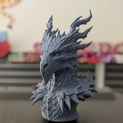 Tượng Rồng Bóng Tối (Shadow Dragon Bust)