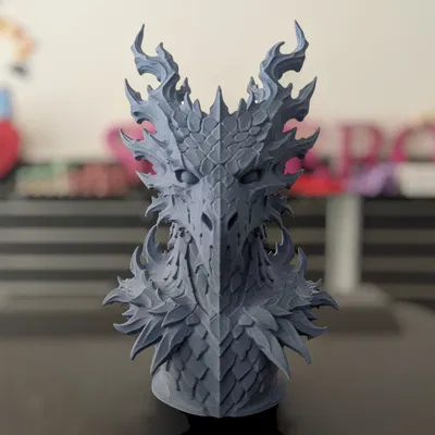 Tượng Rồng Bóng Tối (Shadow Dragon Bust)