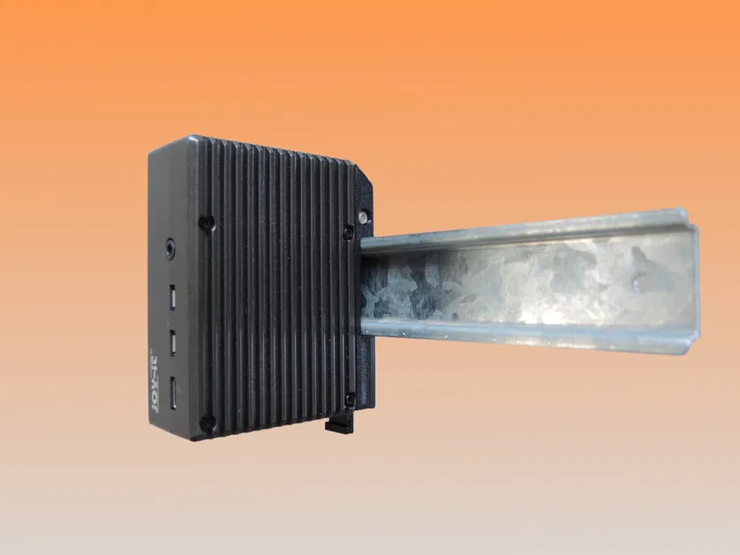 Adapter Gắn Vỏ Raspberry Pi 4 Lên Thanh DIN-Rail - Image 1