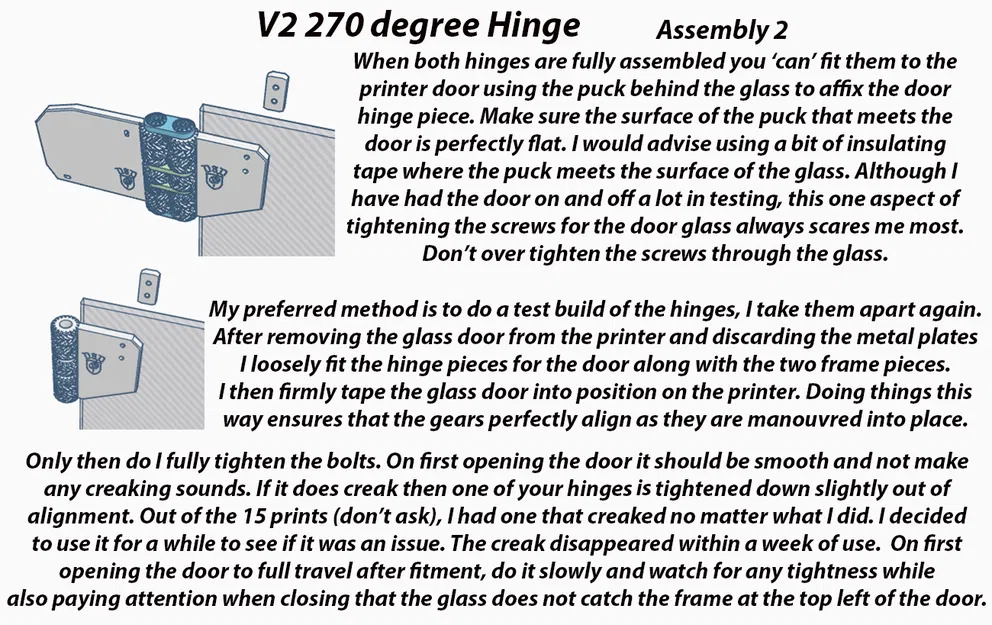 Bản lề có bánh răng 270 Độ (V2) cho K1/K1 Max/K1C - Image 7