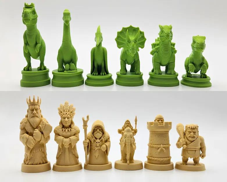 Cờ Vua Khủng Long vs Người Tiền Sử - Image 1