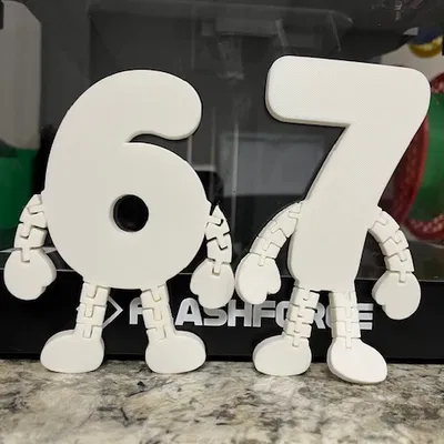 Mô hình in 3D "flexi six seven"