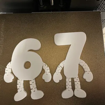 Mô hình in 3D "flexi six seven"