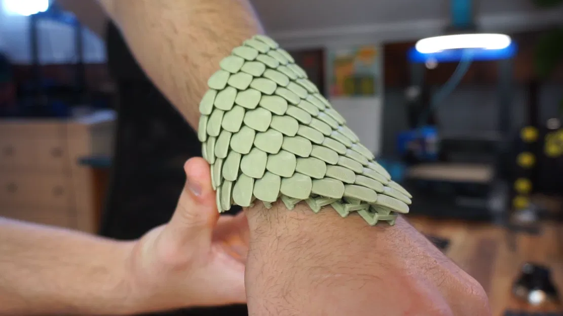 Vảy Rồng Lưới Mềm Linh Hoạt | Quy trình thiết kế đầy đủ (Fusion 360) - Image 6