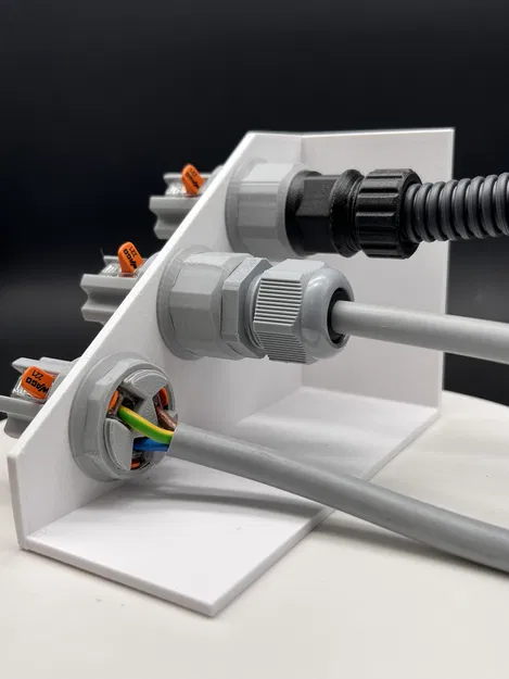 Đế Nối Xuyên Tường Cho Connector WAGO - Image 1