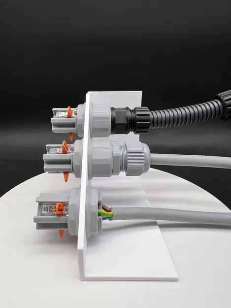 Đế Nối Xuyên Tường Cho Connector WAGO - Image 2