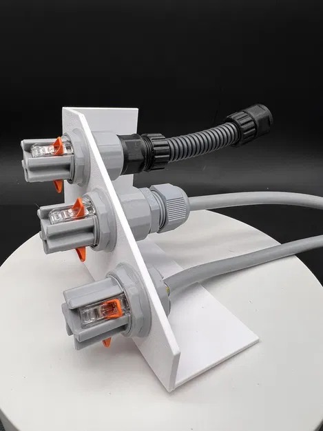 Đế Nối Xuyên Tường Cho Connector WAGO - Image 3