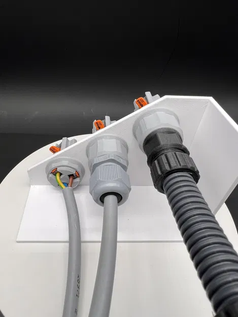 Đế Nối Xuyên Tường Cho Connector WAGO - Image 4