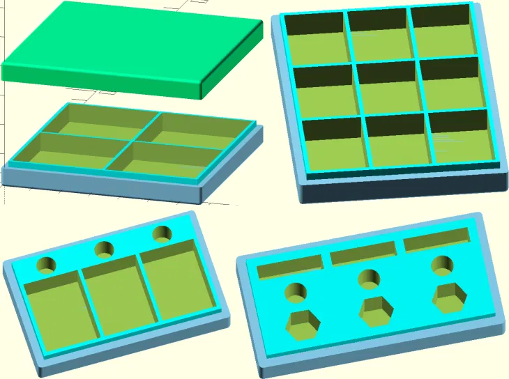 Trình tạo Hộp/Khay có Khe (OpenSCAD) - Image 1