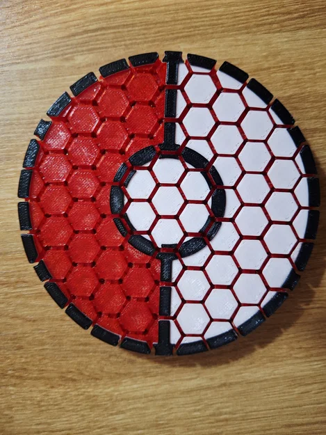 Miếng Lót Ly Pokéball Linh Hoạt – In Hết Đi Thôi! - Không Cần MMU - Image 2