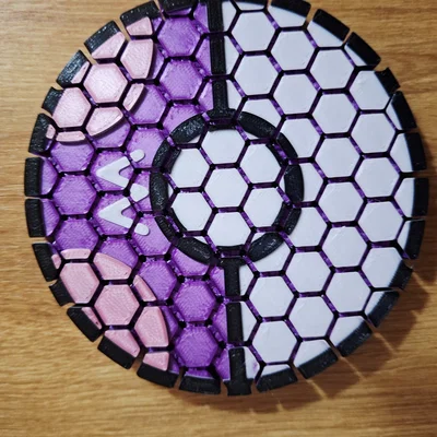 Miếng Lót Ly Pokéball Linh Hoạt – In Hết Đi Thôi! - Không Cần MMU