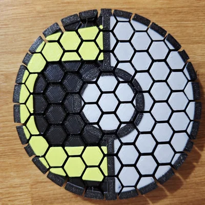 Miếng Lót Ly Pokéball Linh Hoạt – In Hết Đi Thôi! - Không Cần MMU