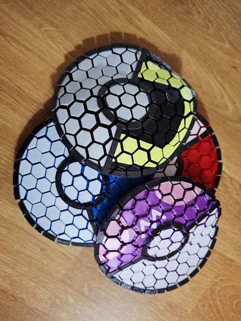 Miếng Lót Ly Pokéball Linh Hoạt – In Hết Đi Thôi! - Không Cần MMU - Image 6