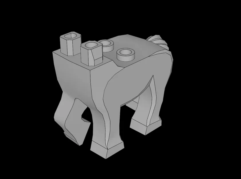 Thân Nhân Mã Lego Tương Thích (67638.dat) - Image 1