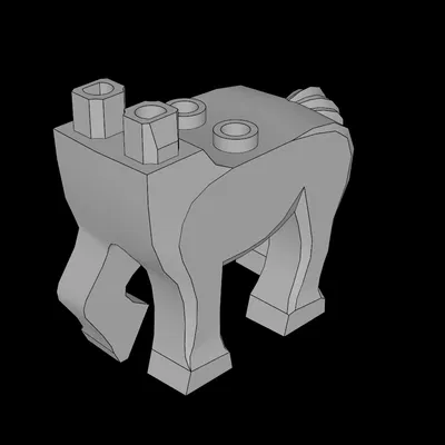 Thân Nhân Mã Lego Tương Thích (67638.dat)