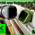 Cổng Xả 100mm/4" Cho Máy Cắt Laser xTool M1 (Tháo Lắp Nhanh) - Thumbnail 1