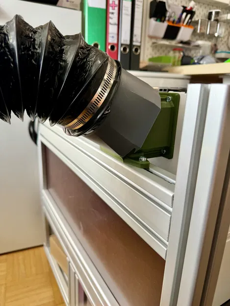 Cổng Xả 100mm/4" Cho Máy Cắt Laser xTool M1 (Tháo Lắp Nhanh) - Image 4