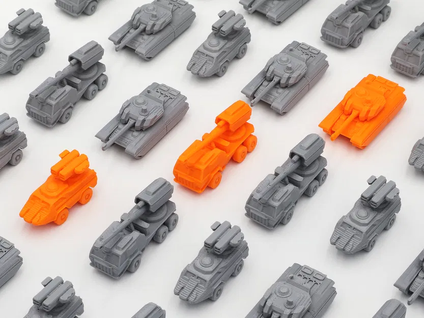 Bộ Xe Quân Sự Tí Hon 1 - Image 2