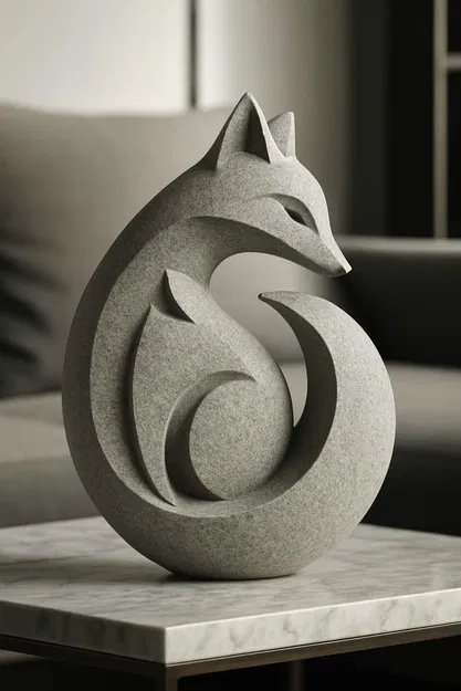 Tượng cáo đang ngủ - Image 1