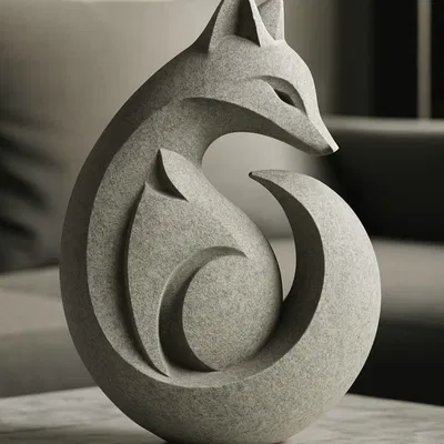 Tượng cáo đang ngủ