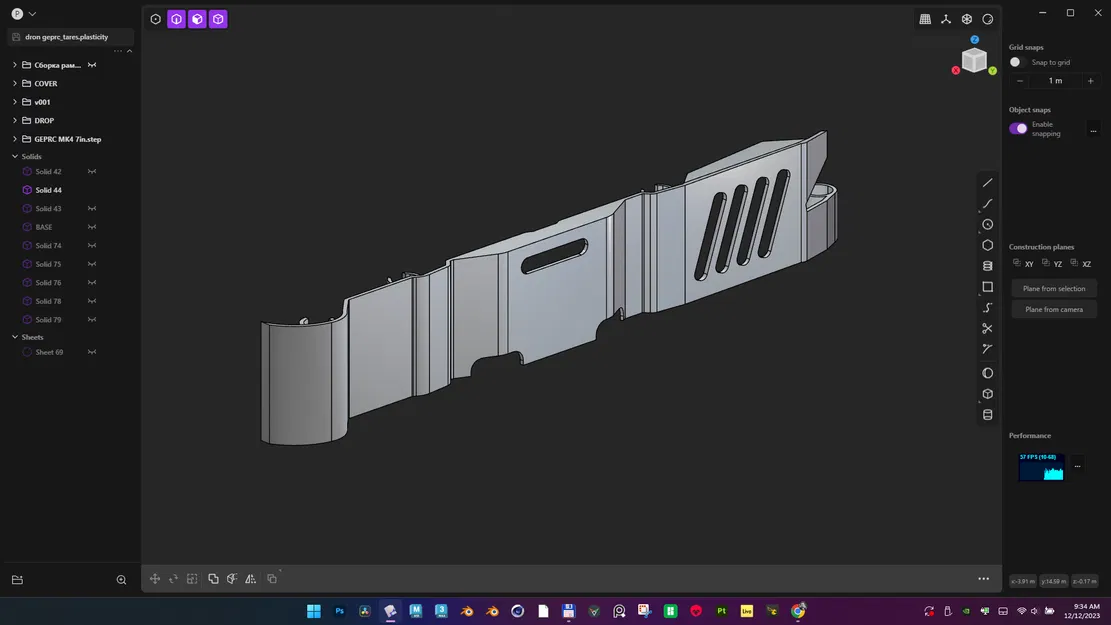 Tấm che hông GepRC Mark4 - Image 1