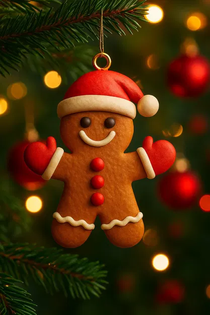 Mô hình Bánh Gừng Chúc Mừng Giáng Sinh Độc Đáo - Image 2