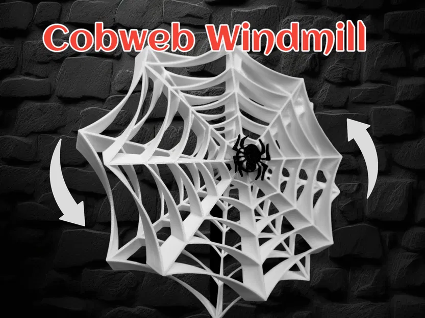 Cối Xay Gió Mạng Nhện Halloween - Image 1