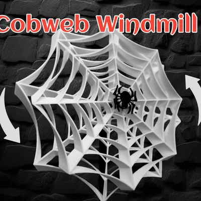 Cối Xay Gió Mạng Nhện Halloween