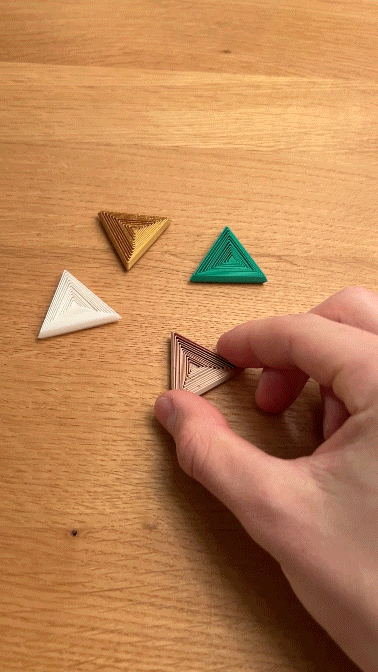 Đồ Chơi Fidget Tam Giác Mini - Thumbnail 2