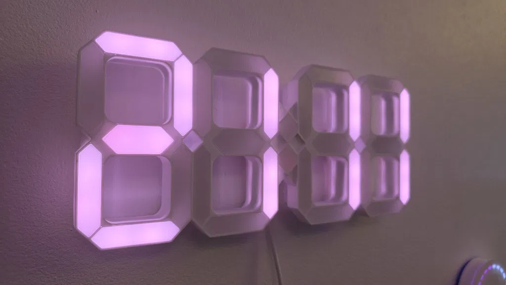 Thêm một chiếc đồng hồ kỹ thuật số LED với đèn LED WS2812B... - Image 1