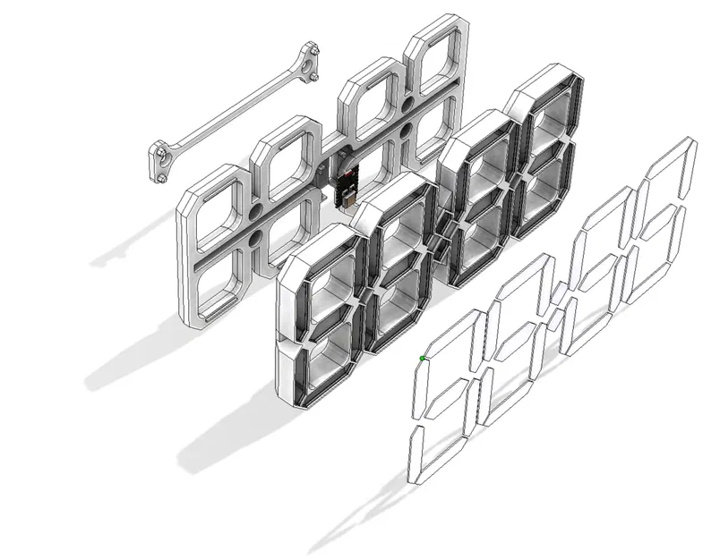 Thêm một chiếc đồng hồ kỹ thuật số LED với đèn LED WS2812B... - Image 3