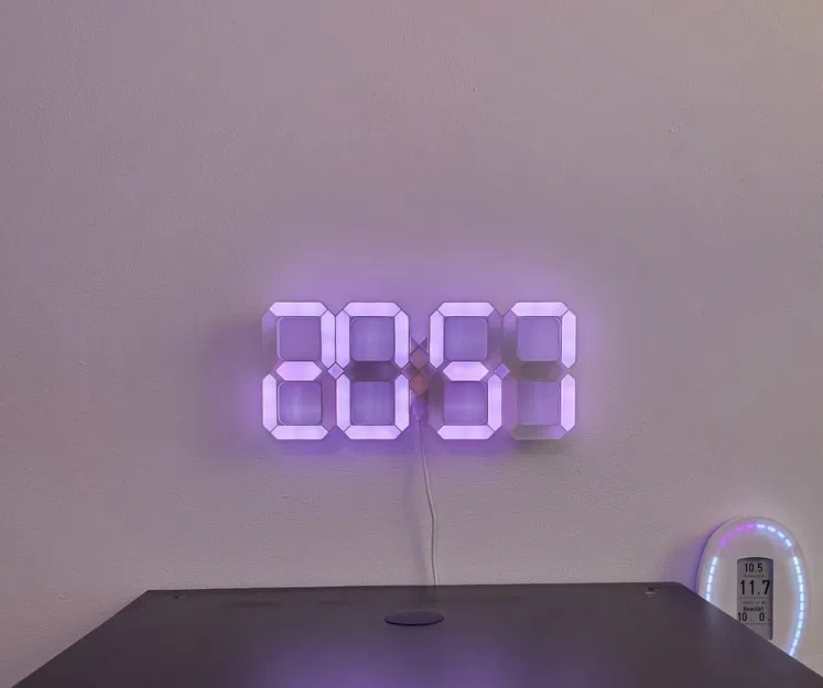 Thêm một chiếc đồng hồ kỹ thuật số LED với đèn LED WS2812B... - Image 4