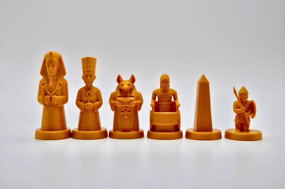 Bộ cờ vua Người Ai Cập đấu với Người Châu Âu - Image 2