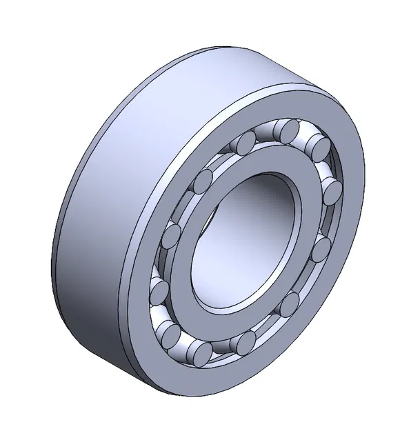 Vòng bi trụ tùy chỉnh DIN 5412 (NJ 202) - Image 1