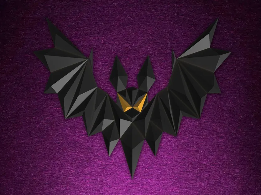 Tranh Dán Tường Dơi Halloween Rùng Rợn - Image 1