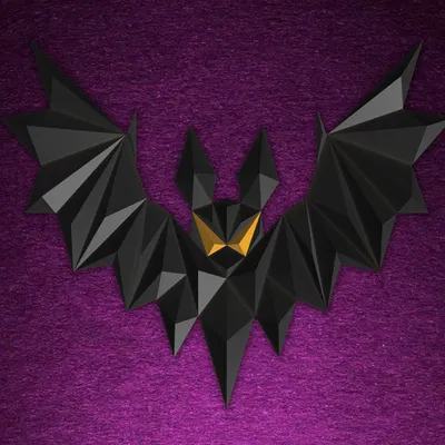 Tranh Dán Tường Dơi Halloween Rùng Rợn