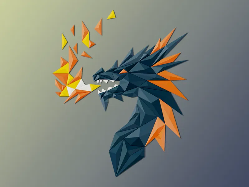 Rồng Pha Lê Treo Tường 3D - Image 1