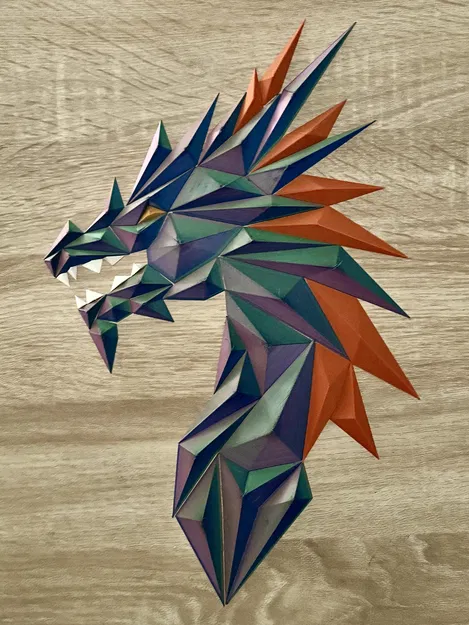 Rồng Pha Lê Treo Tường 3D - Image 2