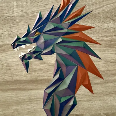 Rồng Pha Lê Treo Tường 3D