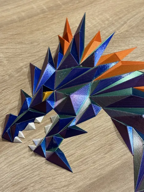 Rồng Pha Lê Treo Tường 3D - Image 4