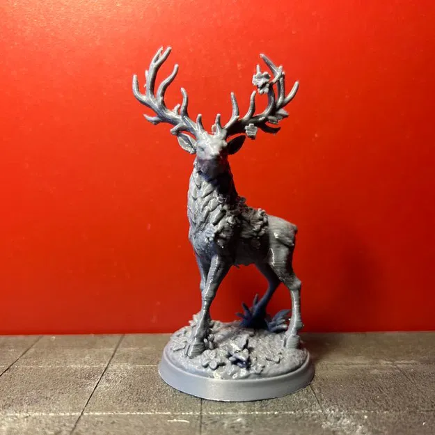 Tượng Nai Ma Thuật và Nai Nguyền Rủa - Mô Hình Đèn Đồng - Image 2