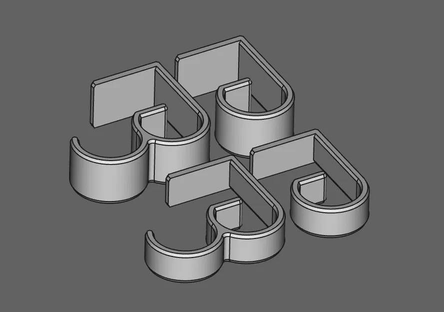 Kẹp Quản Lý Dây Cáp Bàn - Tương Thích Ikea - 34mm - Image 3