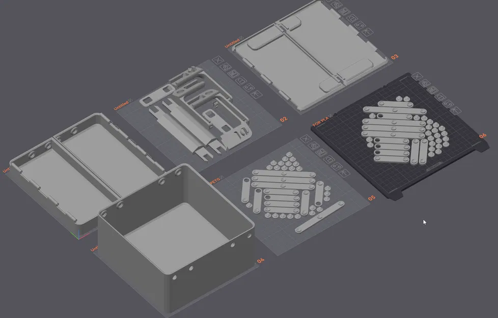 Hộp đựng đồ/may vá dạng console - kết nối bằng ốc vít - Image 4