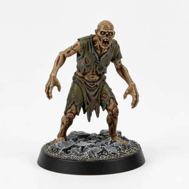 Mô Hình Mini D&D: Bộ Zombie - Image 2