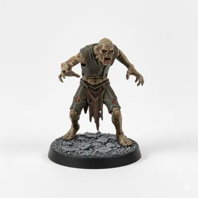 Mô Hình Mini D&D: Bộ Zombie
