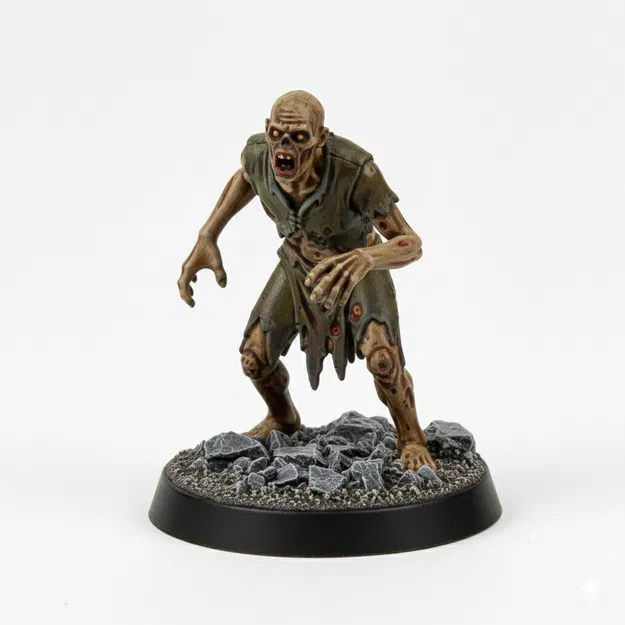 Mô Hình Mini D&D: Bộ Zombie - Image 4