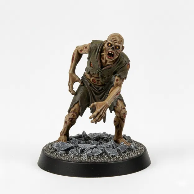 Mô Hình Mini D&D: Bộ Zombie - Image 5