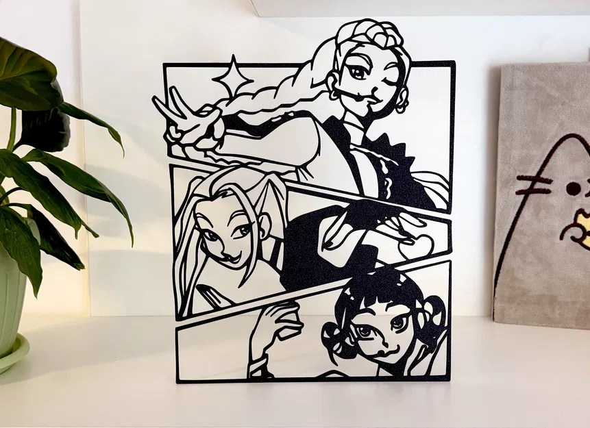 Tranh Treo Tường KPop Demon Hunters - Image 1