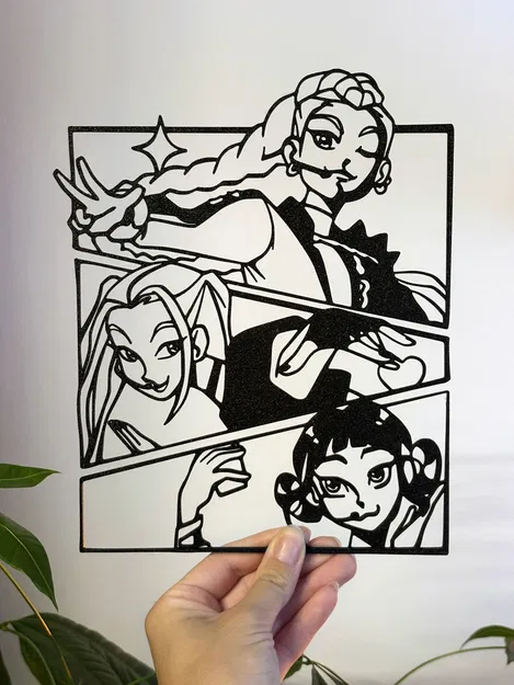 Tranh Treo Tường KPop Demon Hunters - Image 3